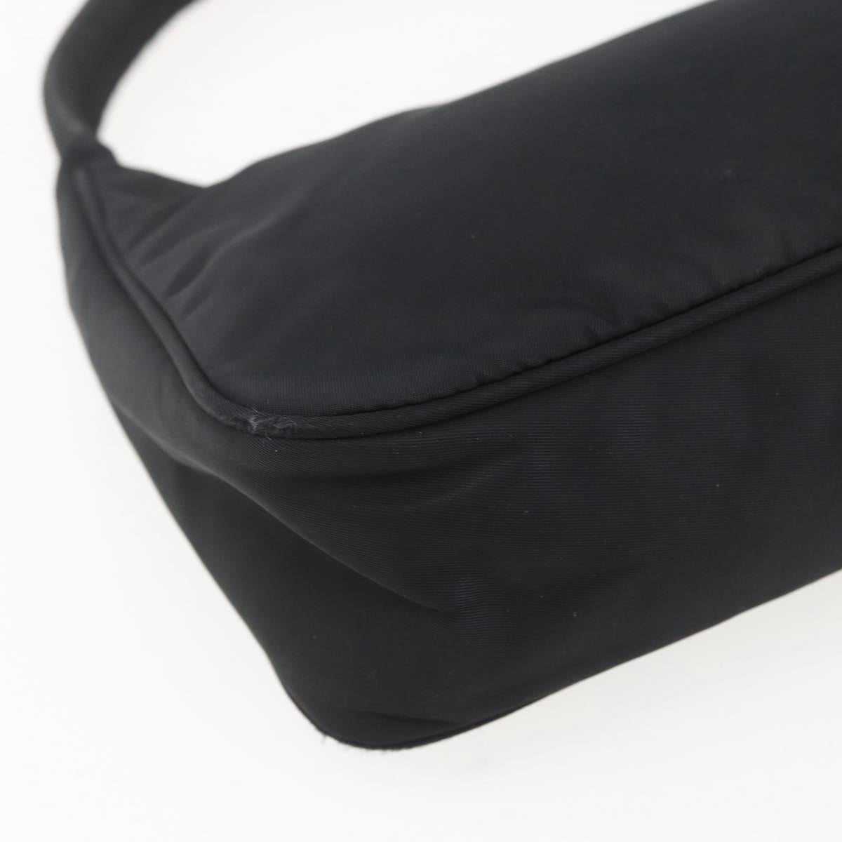 PRADA Hand Pouch Nylon Black Auth 159723