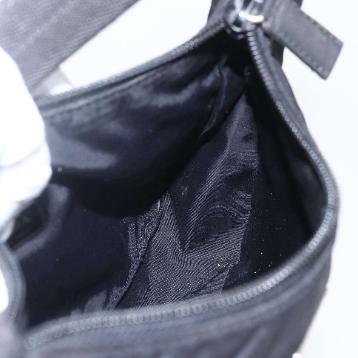 PRADA Hand Pouch Nylon Black Auth 159723