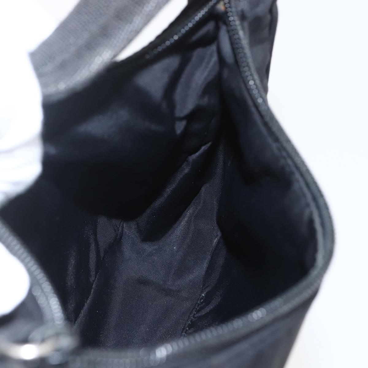 PRADA Hand Pouch Nylon Black Auth 159723