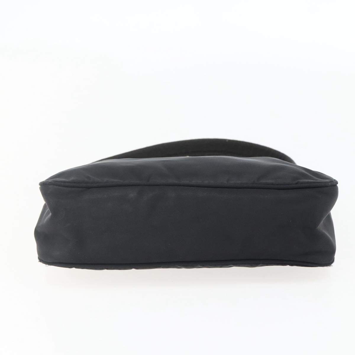 PRADA Hand Pouch Nylon Black Auth 159723