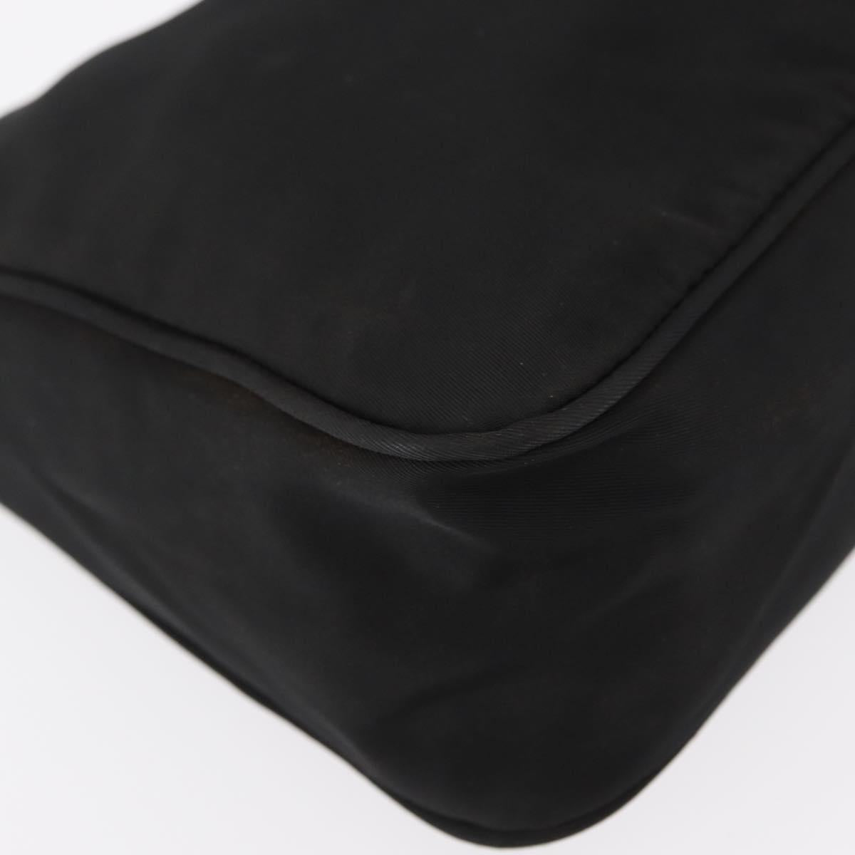 PRADA Hand Pouch Nylon Black Auth 159724