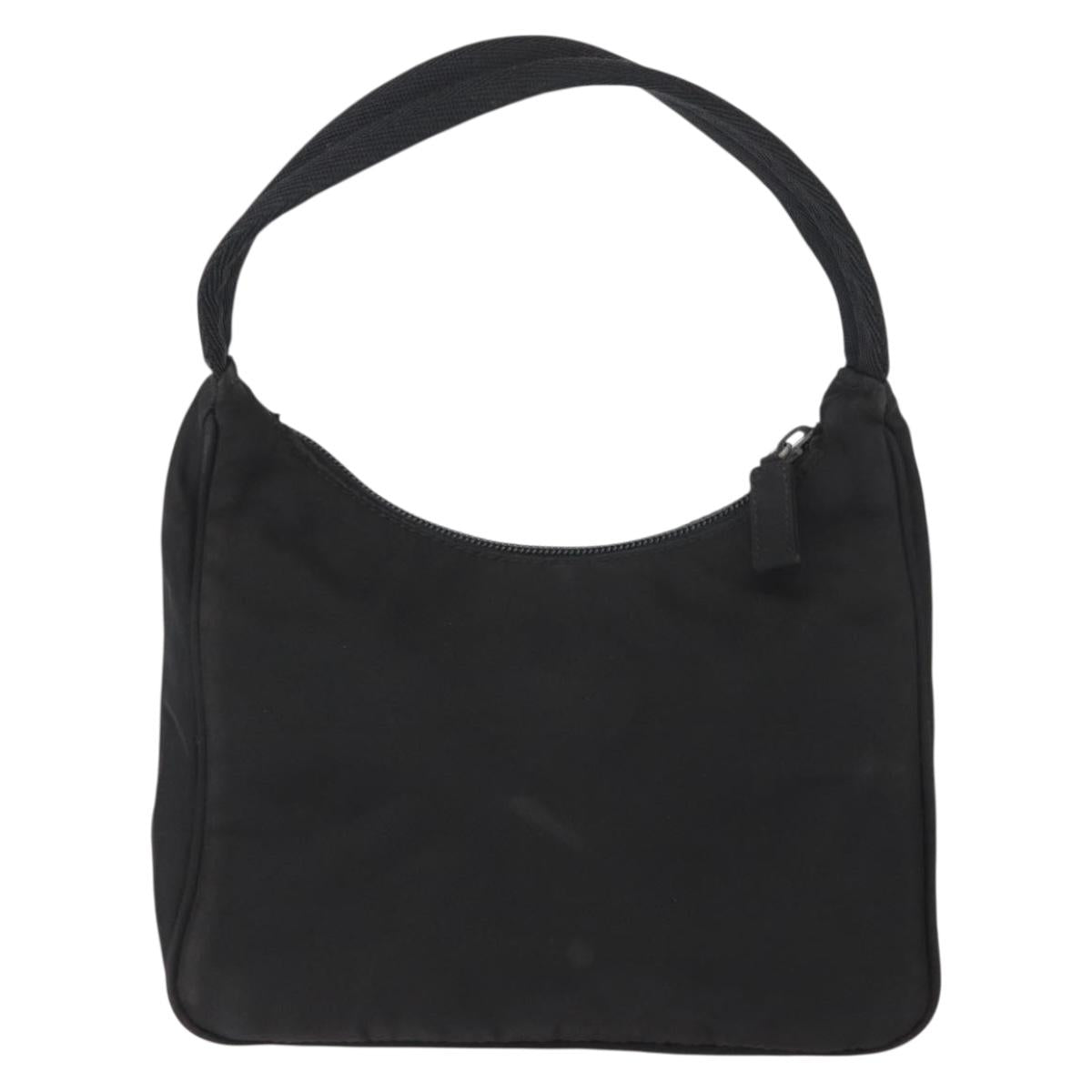 PRADA Hand Pouch Nylon Black Auth 159724
