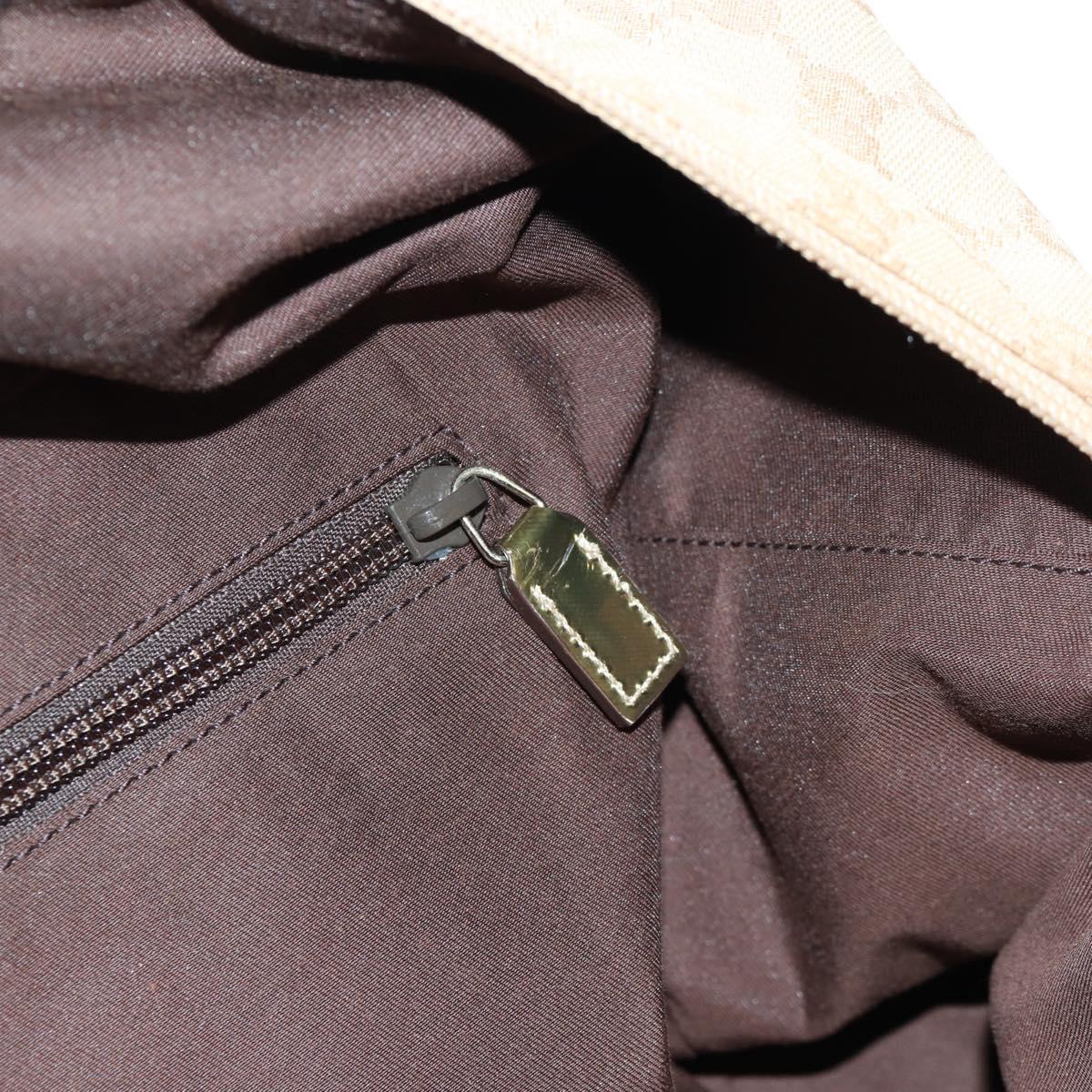 GUCCI GG Canvas Sherry Line Boston Bag Beige Gold pink 153240 Auth 159776