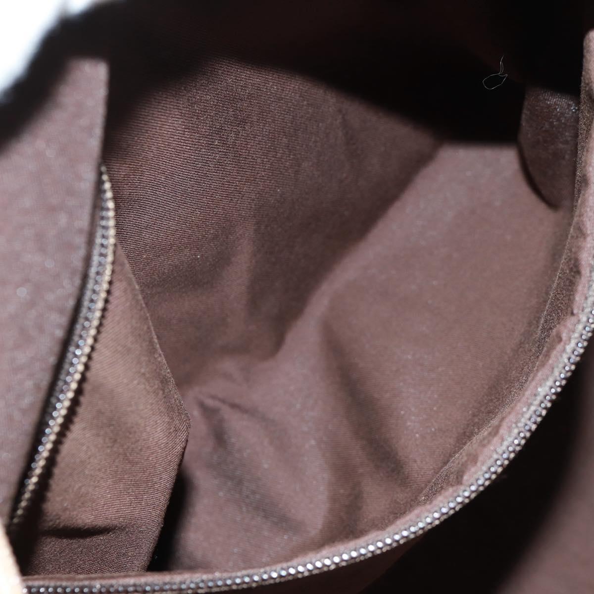 GUCCI GG Canvas Sherry Line Boston Bag Beige Gold pink 153240 Auth 159776