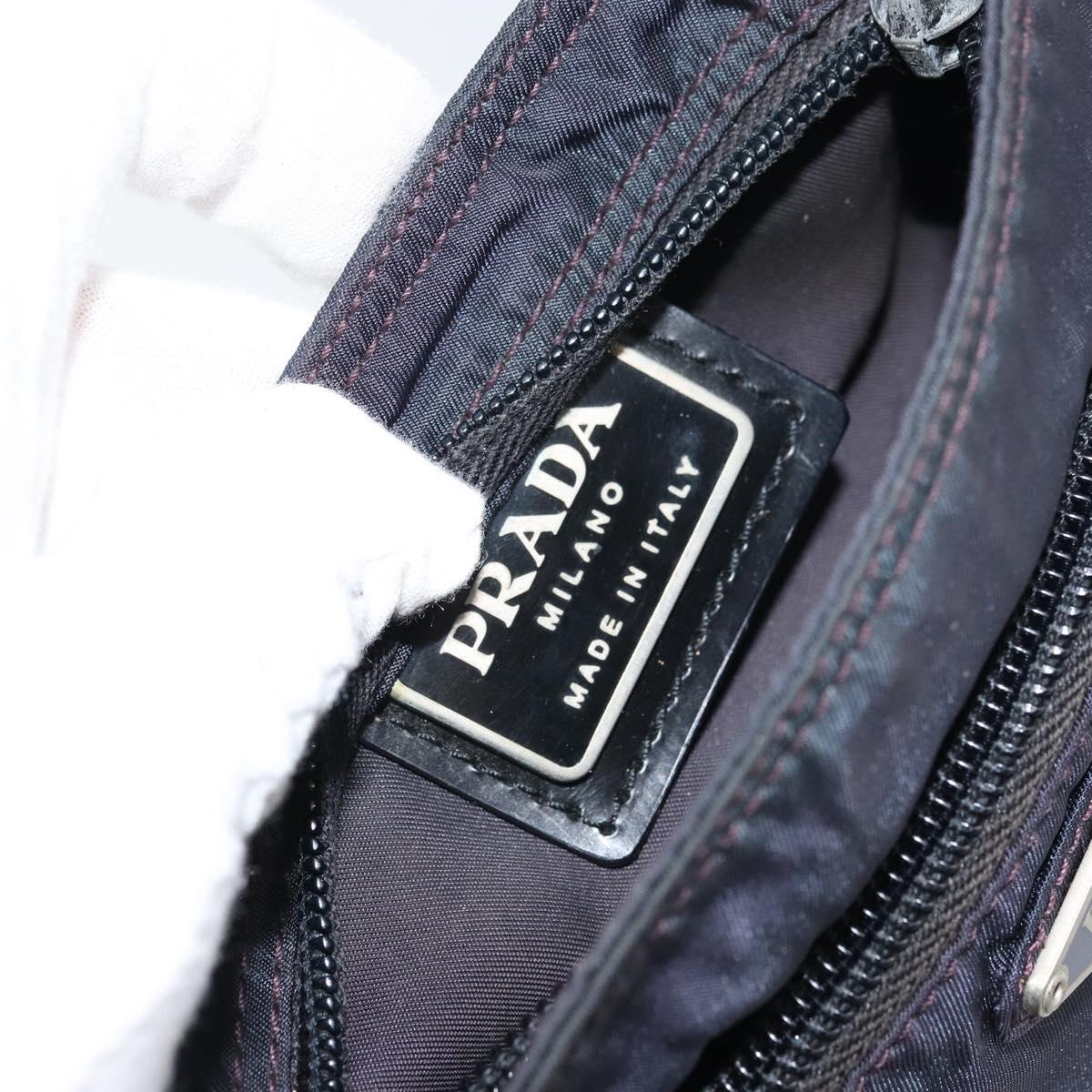 PRADA Shoulder Bag Nylon Purple Auth 159783