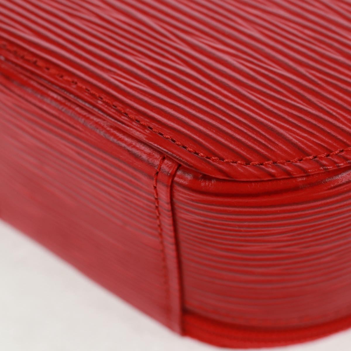 LOUIS VUITTON Epi Ecrin Bijoux 12 Jewelry Box Red M48207 LV Auth 159825V
