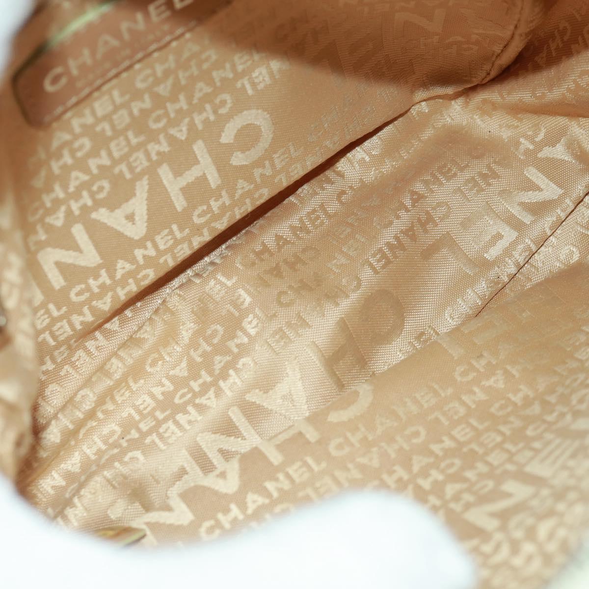 CHANEL Shoulder Bag Canvas Multicolor Silver CC Auth 159826V