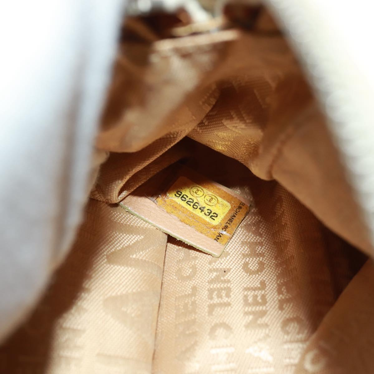 CHANEL Shoulder Bag Canvas Multicolor Silver CC Auth 159826V