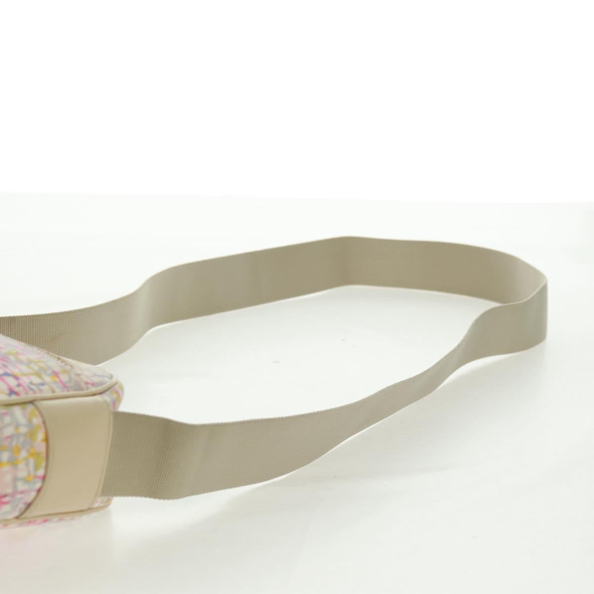 CHANEL Shoulder Bag Canvas Multicolor Silver CC Auth 159826V