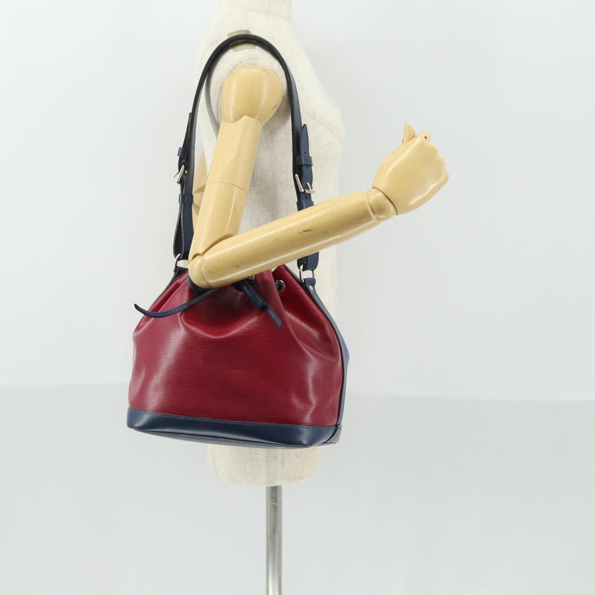 LOUIS VUITTON Epi Petit Noe Shoulder Bag Wine Red Grenard LV Auth 159837V