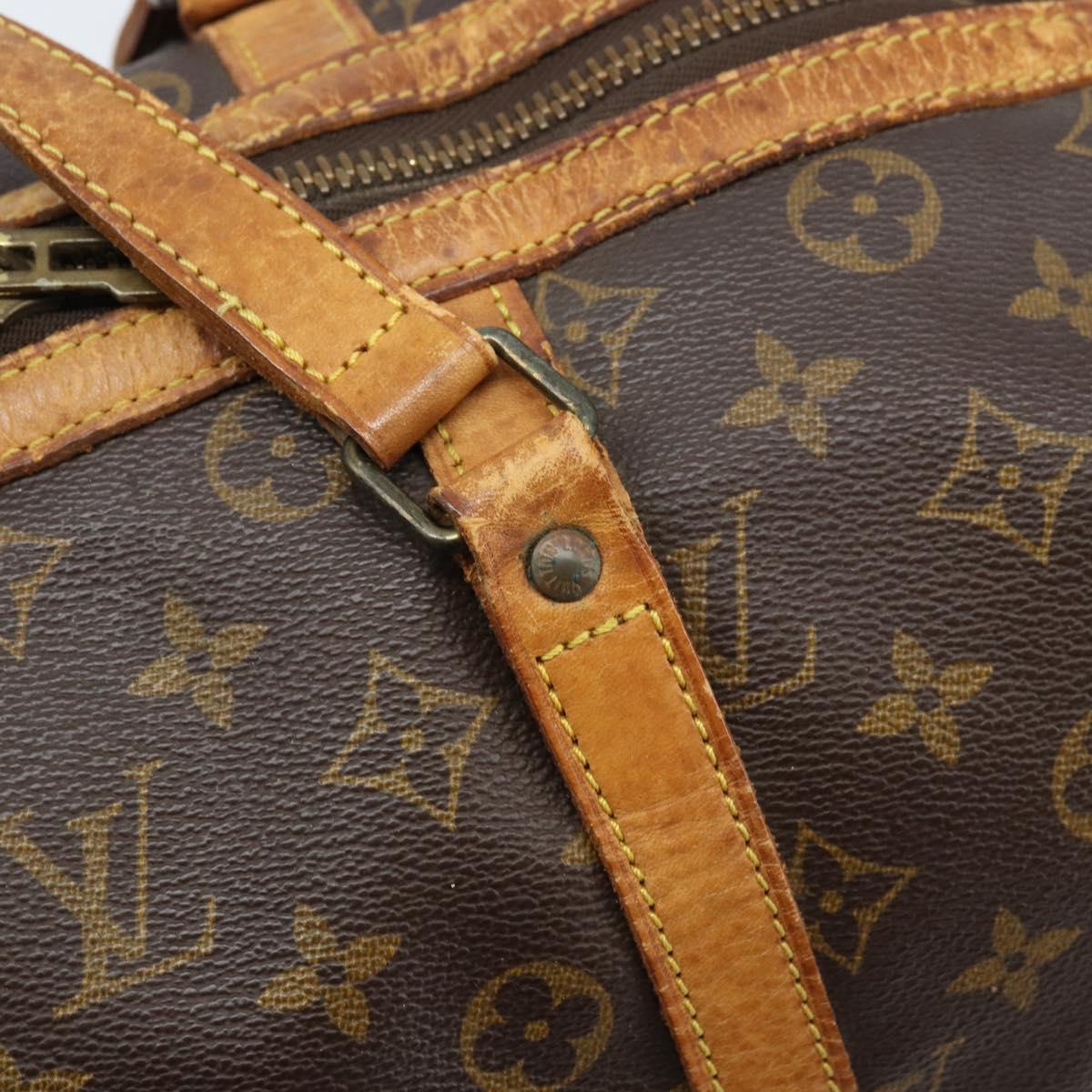LOUIS VUITTON Monogram Sac Souple 45 Boston Bag M41624 LV Auth 159840