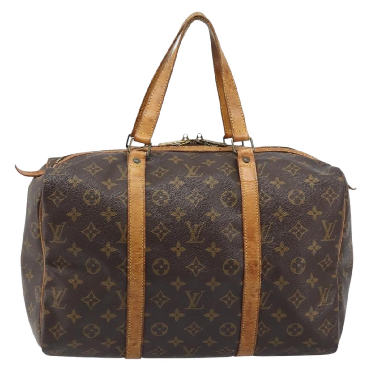 LOUIS VUITTON Monogram Sac Souple 45 Boston Bag M41624 LV Auth 159840