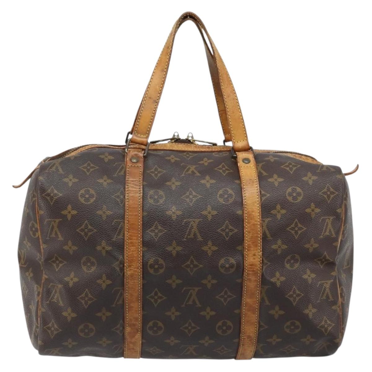 LOUIS VUITTON Monogram Sac Souple 45 Boston Bag M41624 LV Auth 159840