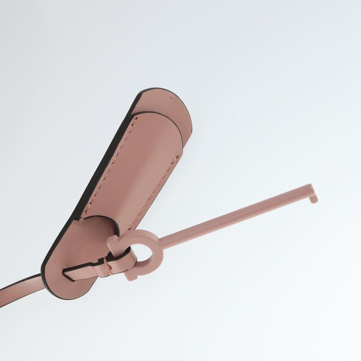 Salvatore Ferragamo Gancini Hand Bag Leather 2way Pink Auth 159841V