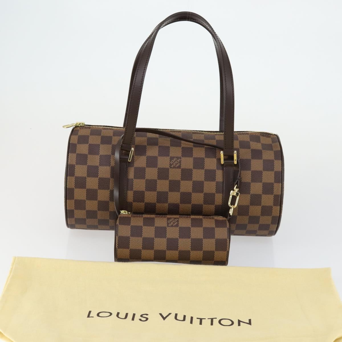 LOUIS VUITTON Damier Ebene Papillon 30 Hand Bag N51303 LV Auth 159846V