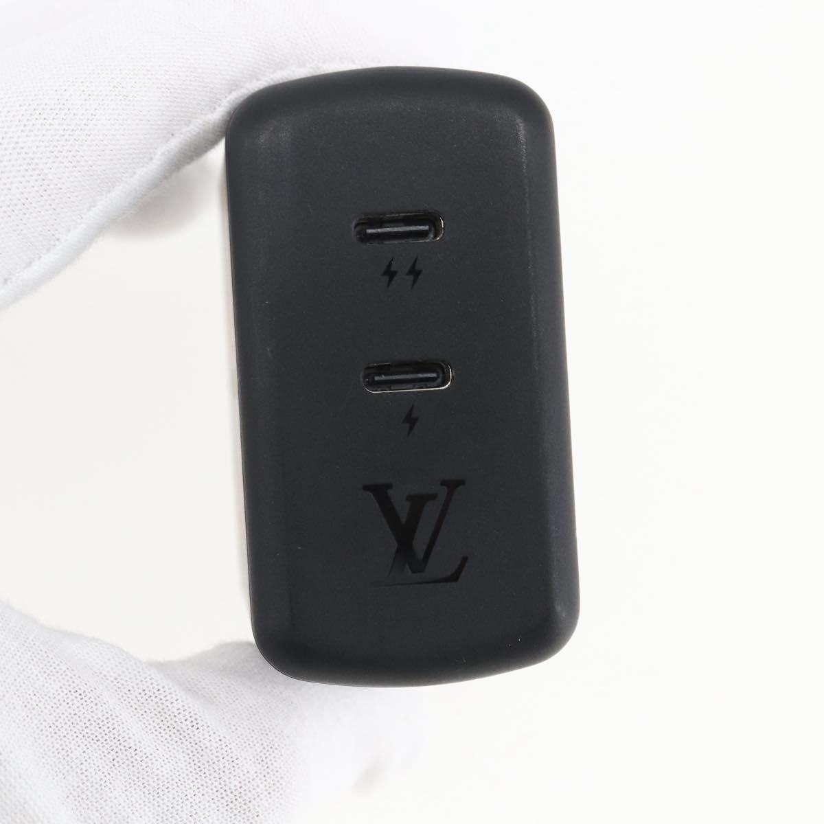 LOUIS VUITTON Monogram Horizon Light Up Speaker Black QAC000 LV Auth 159853SAM