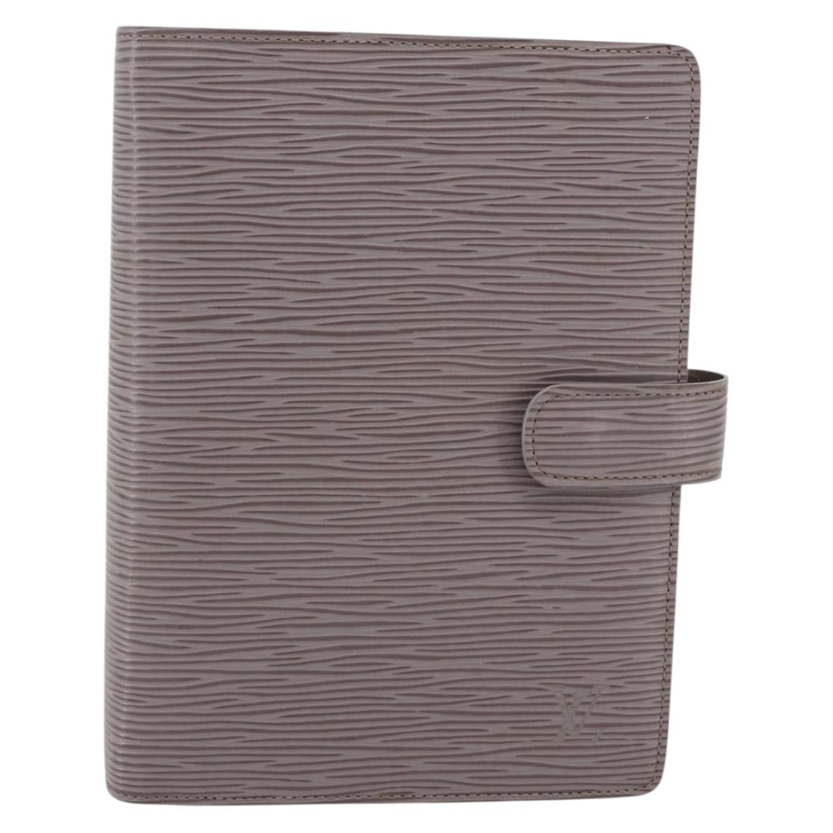 LOUIS VUITTON Epi Agenda MM Day Planner Cover Lilac R2004B LV Auth 159856