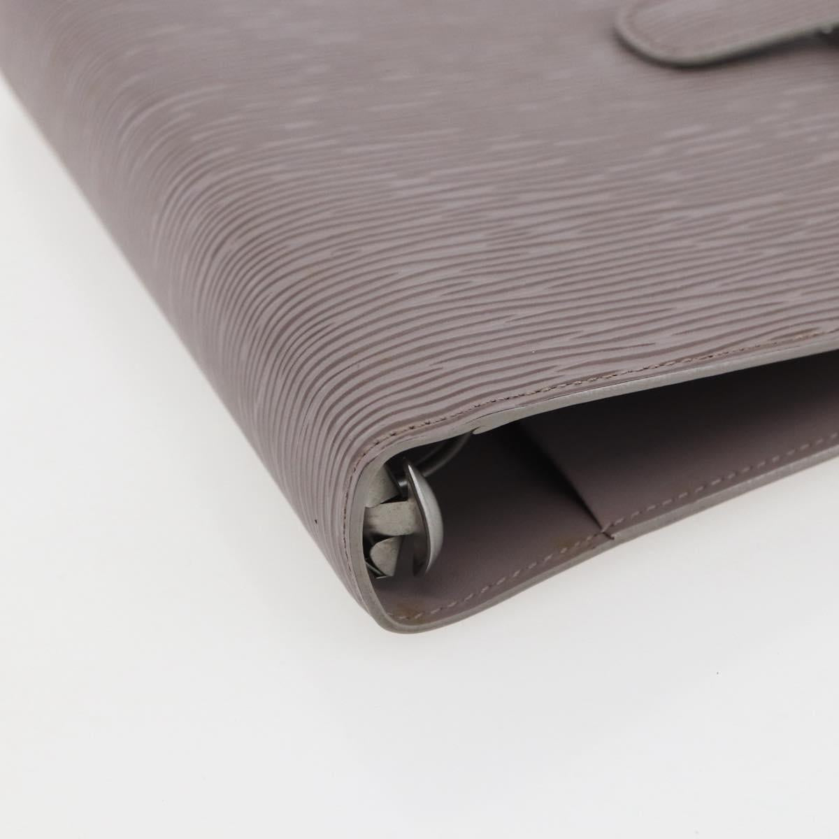 LOUIS VUITTON Epi Agenda MM Day Planner Cover Lilac R2004B LV Auth 159856