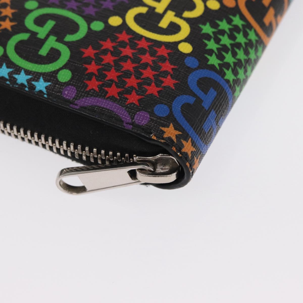 GUCCI GG Psychedelic Long Wallet Multicolor 601079 Auth 159857M