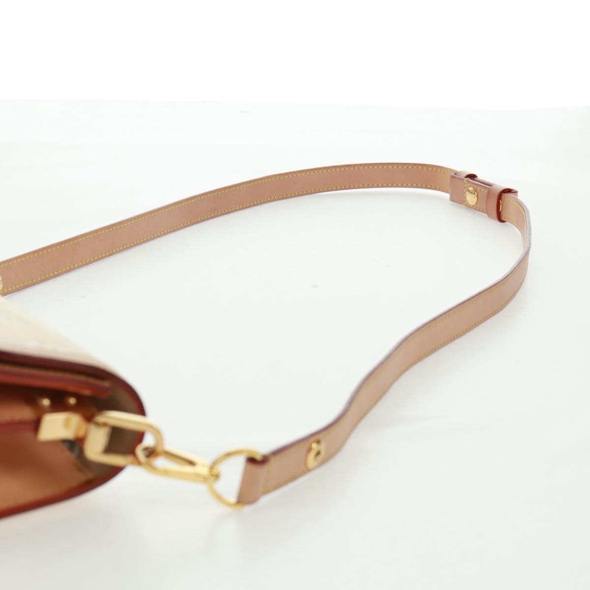 LOUIS VUITTON Monogram Laminated Jacquard Daufine MINI Gold M22826 Auth159872SAM