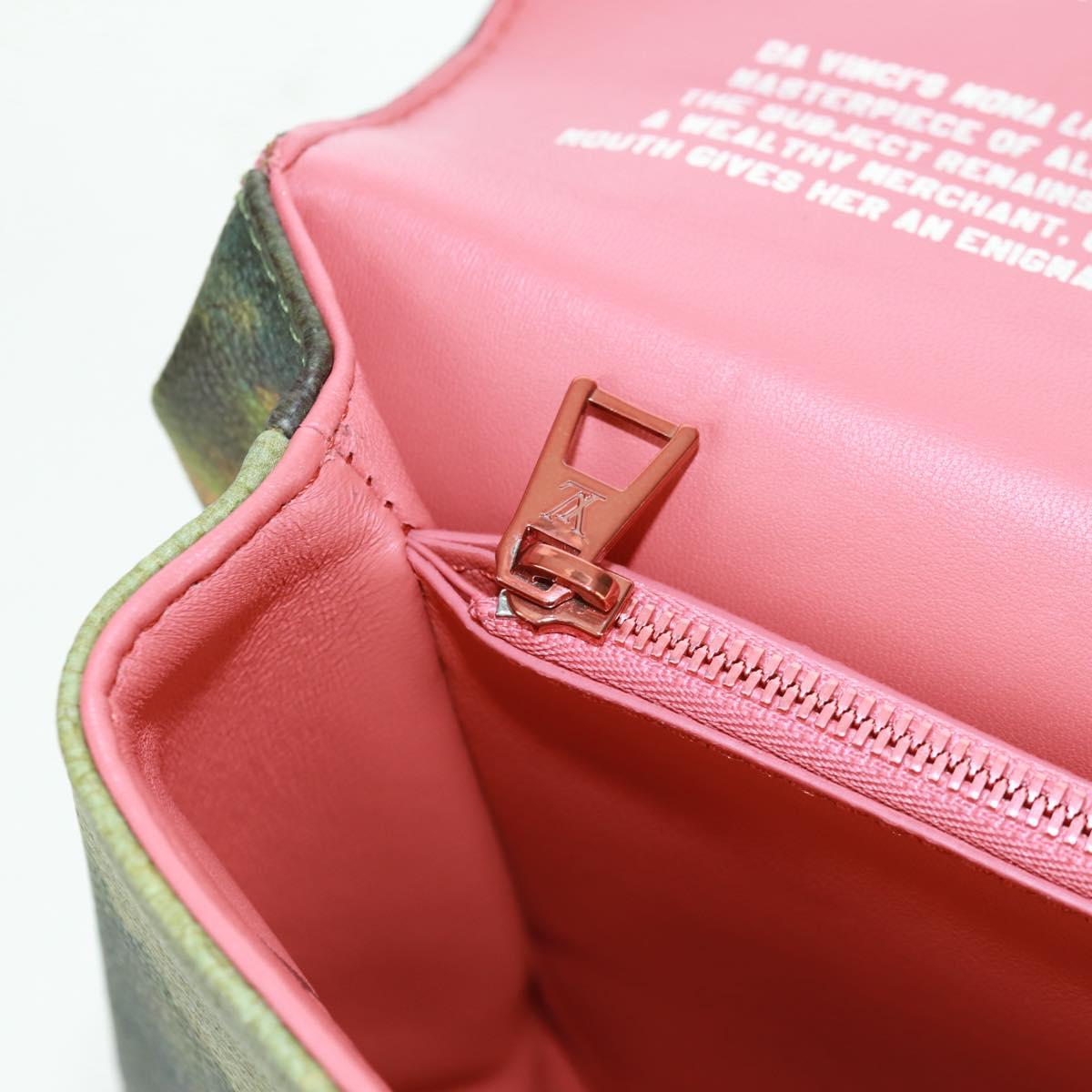 LOUIS VUITTON Masters Collection Mona Lisa Pochette Chain Bag Pink Auth159873SAM