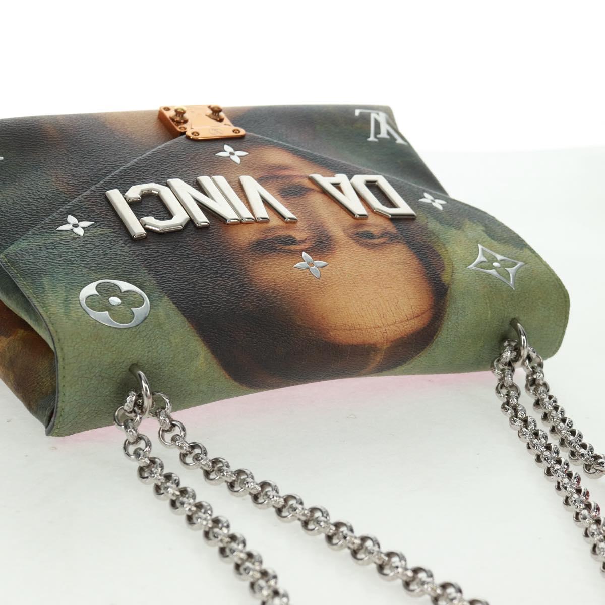 LOUIS VUITTON Masters Collection Mona Lisa Pochette Chain Bag Pink Auth159873SAM