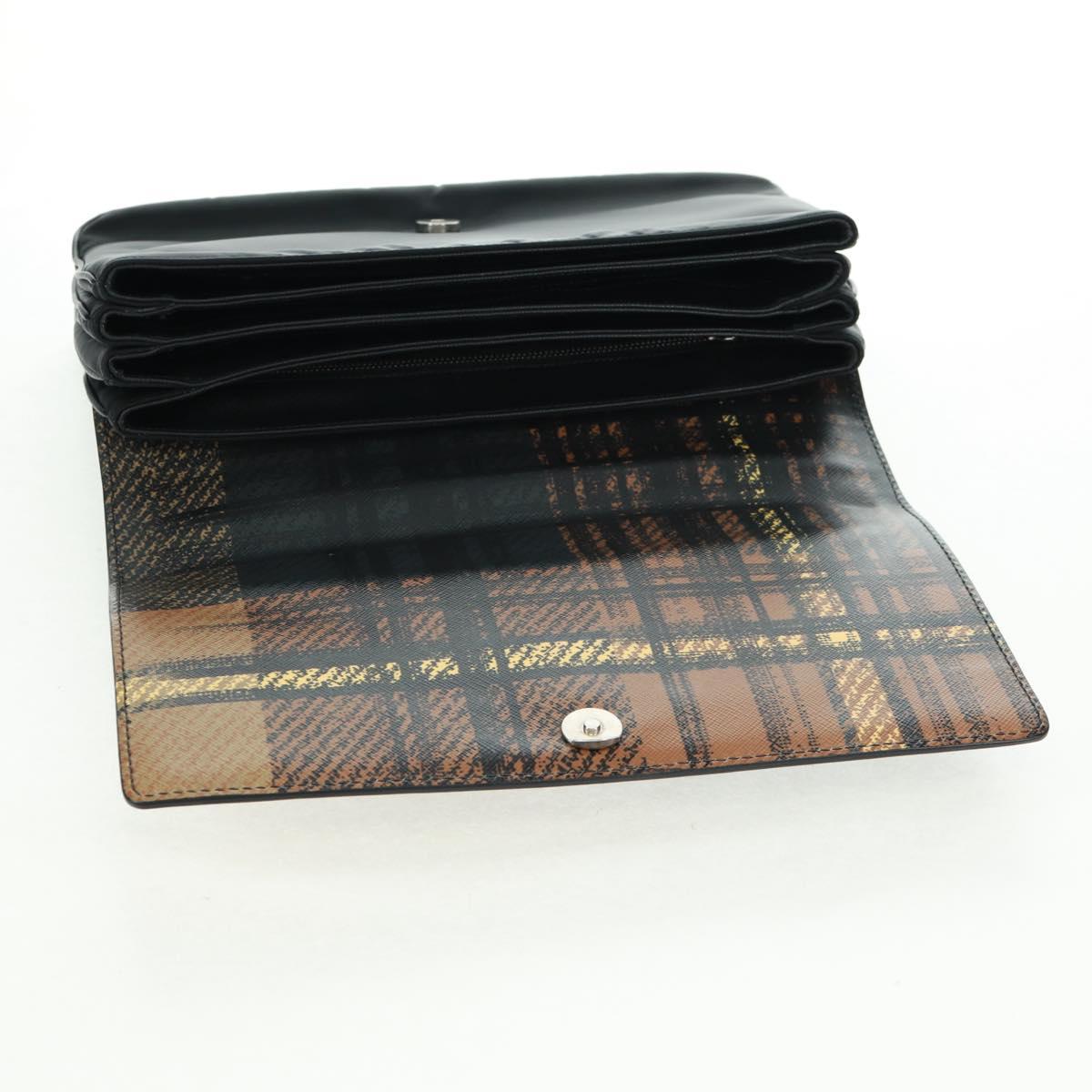 PRADA Hand Bag Nylon Black Silver Auth 159878V
