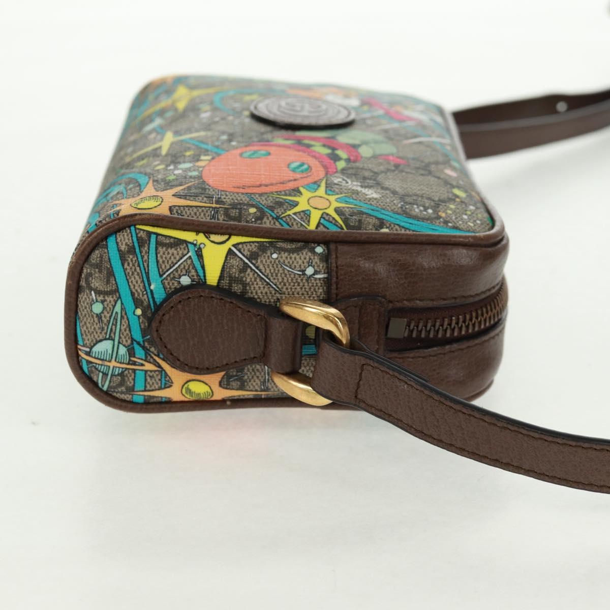 GUCCI Micro GG Supreme Disney Collaboration Bag PVC Beige 602536 Auth 159909SAM
