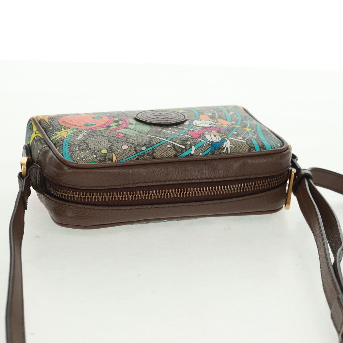 GUCCI Micro GG Supreme Disney Collaboration Bag PVC Beige 602536 Auth 159909SAM