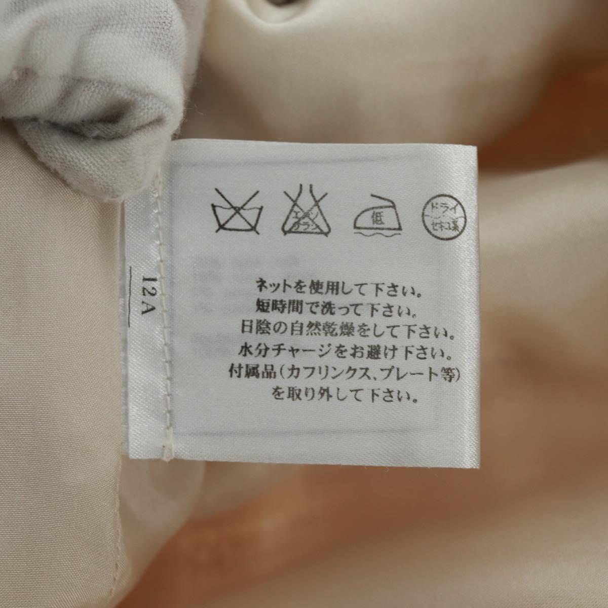 CHANEL Jacket Skirt Setup Tweed White CC Auth 159923V