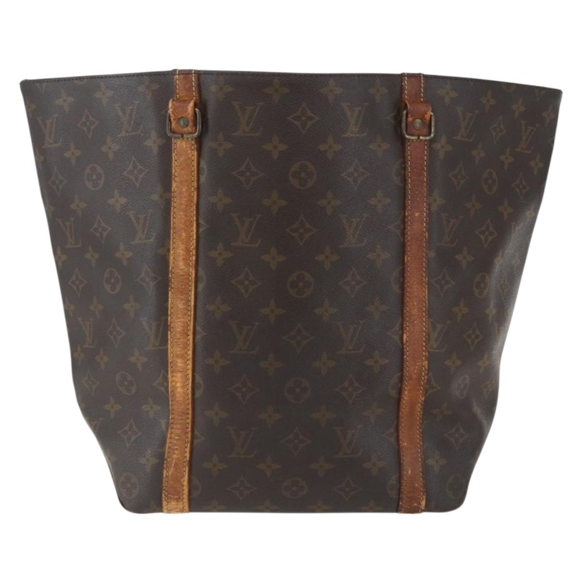 LOUIS VUITTON Monogram Sac Shopping Tote Bag M51108 LV Auth 159930