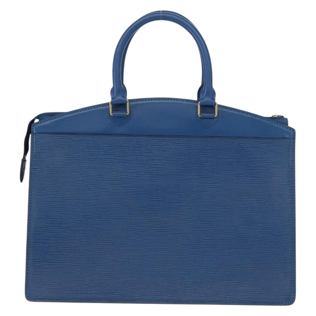 LOUIS VUITTON Epi Riviera Hand Bag Blue M48185 LV Auth 159932