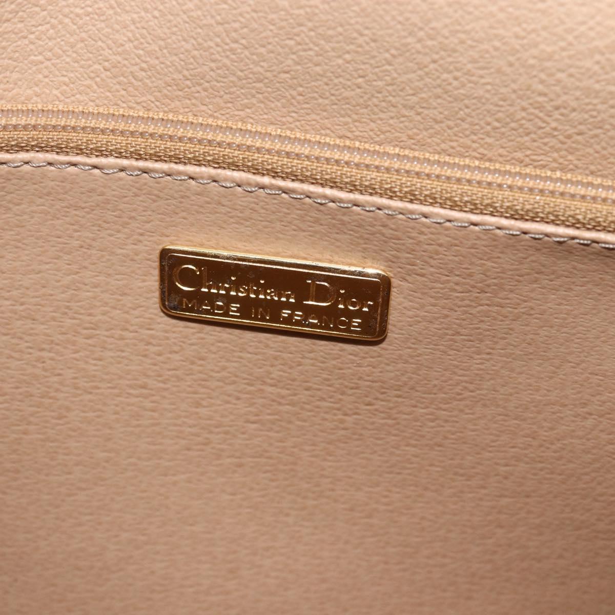 Christian Dior Trotter Canvas Shoulder Bag PVC Red Gold Auth 159963