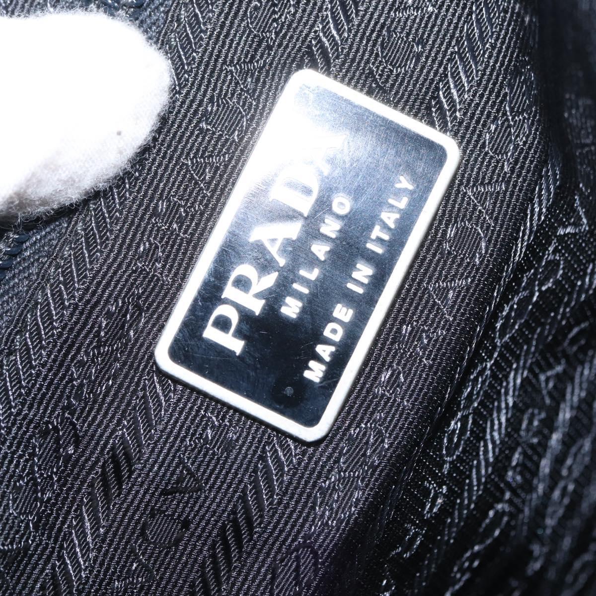 PRADA Backpack Nylon Green Silver Auth 159970