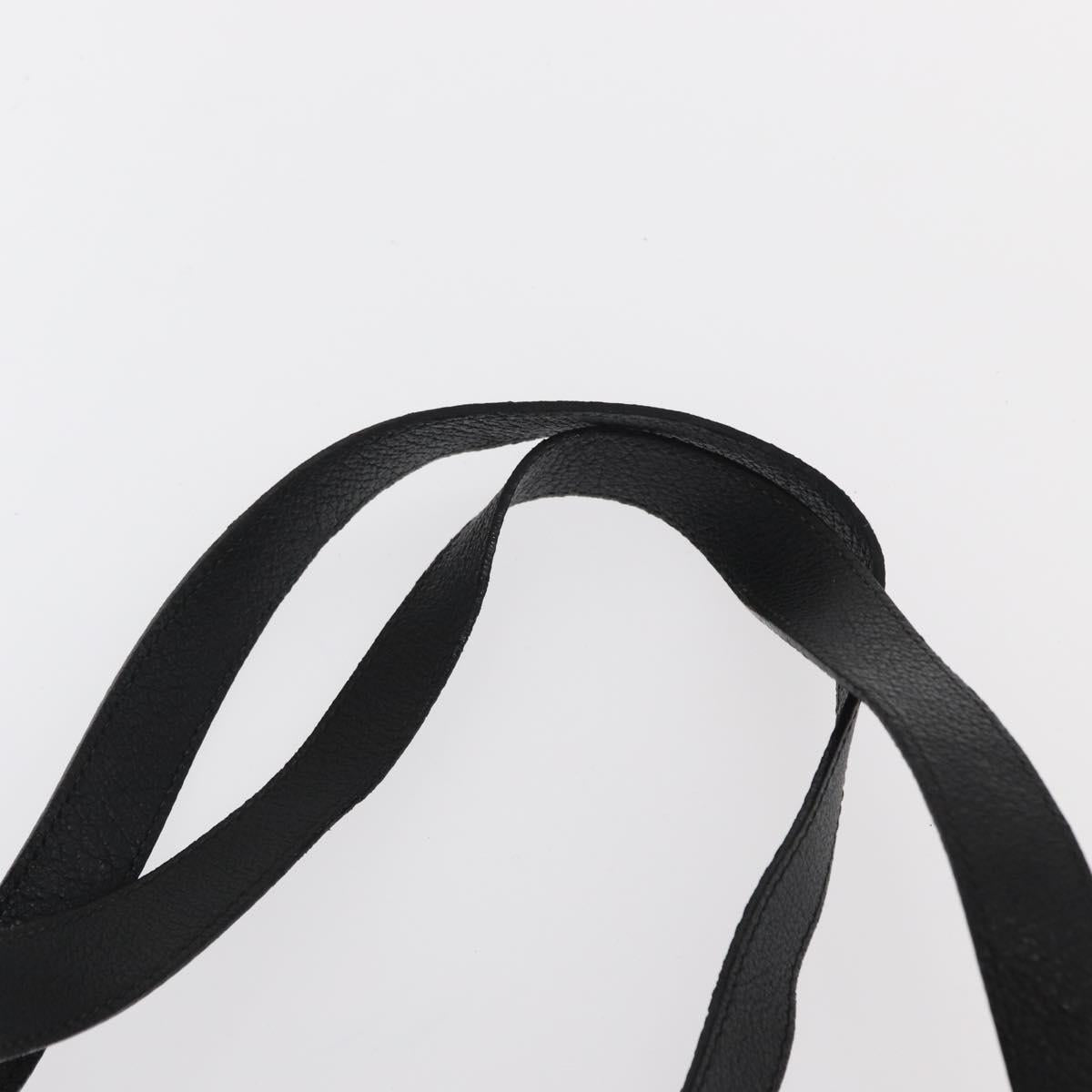 GUCCI Bamboo Backpack Suede Black Gold 003 2855 0043 0 Auth 159977