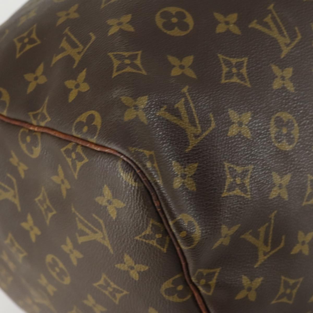 LOUIS VUITTON Monogram Keepall 55 Boston Bag M41424 LV Auth 160016