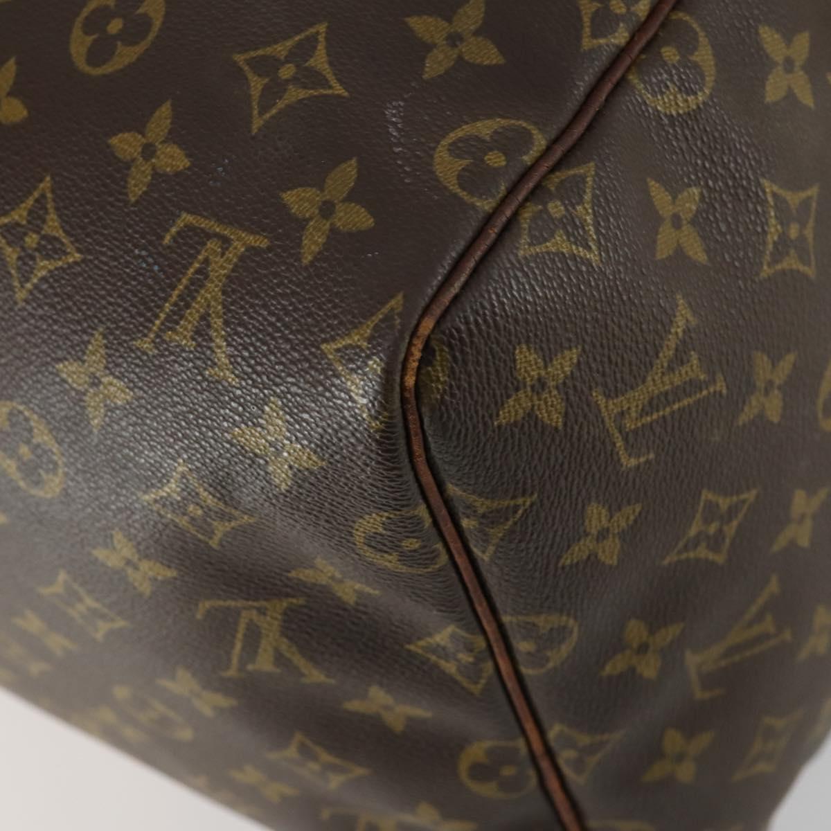 LOUIS VUITTON Monogram Keepall 55 Boston Bag M41424 LV Auth 160016