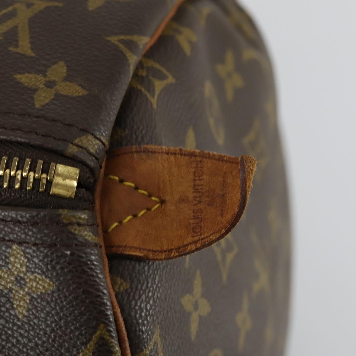 LOUIS VUITTON Monogram Keepall 55 Boston Bag M41424 LV Auth 160016