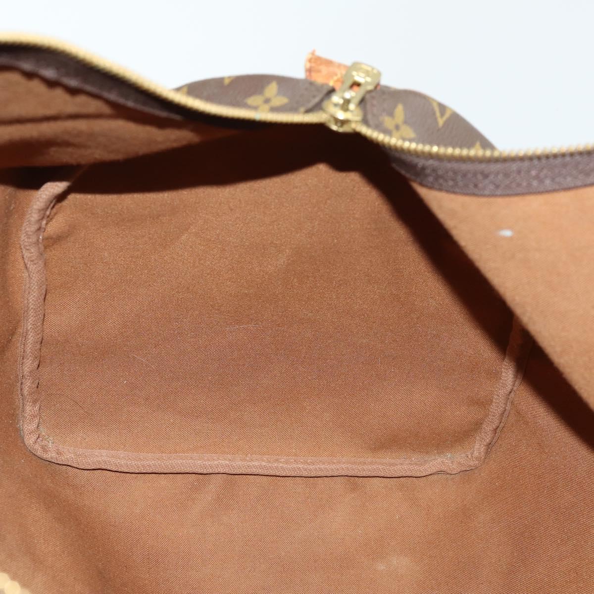 LOUIS VUITTON Monogram Keepall 55 Boston Bag M41424 LV Auth 160016