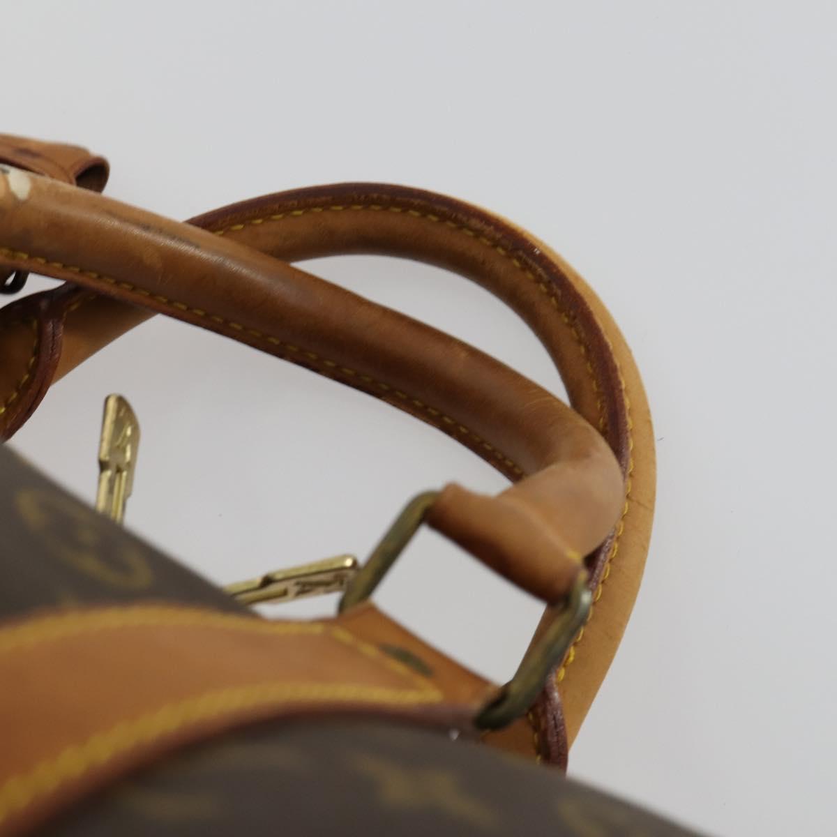 LOUIS VUITTON Monogram Keepall 55 Boston Bag M41424 LV Auth 160016