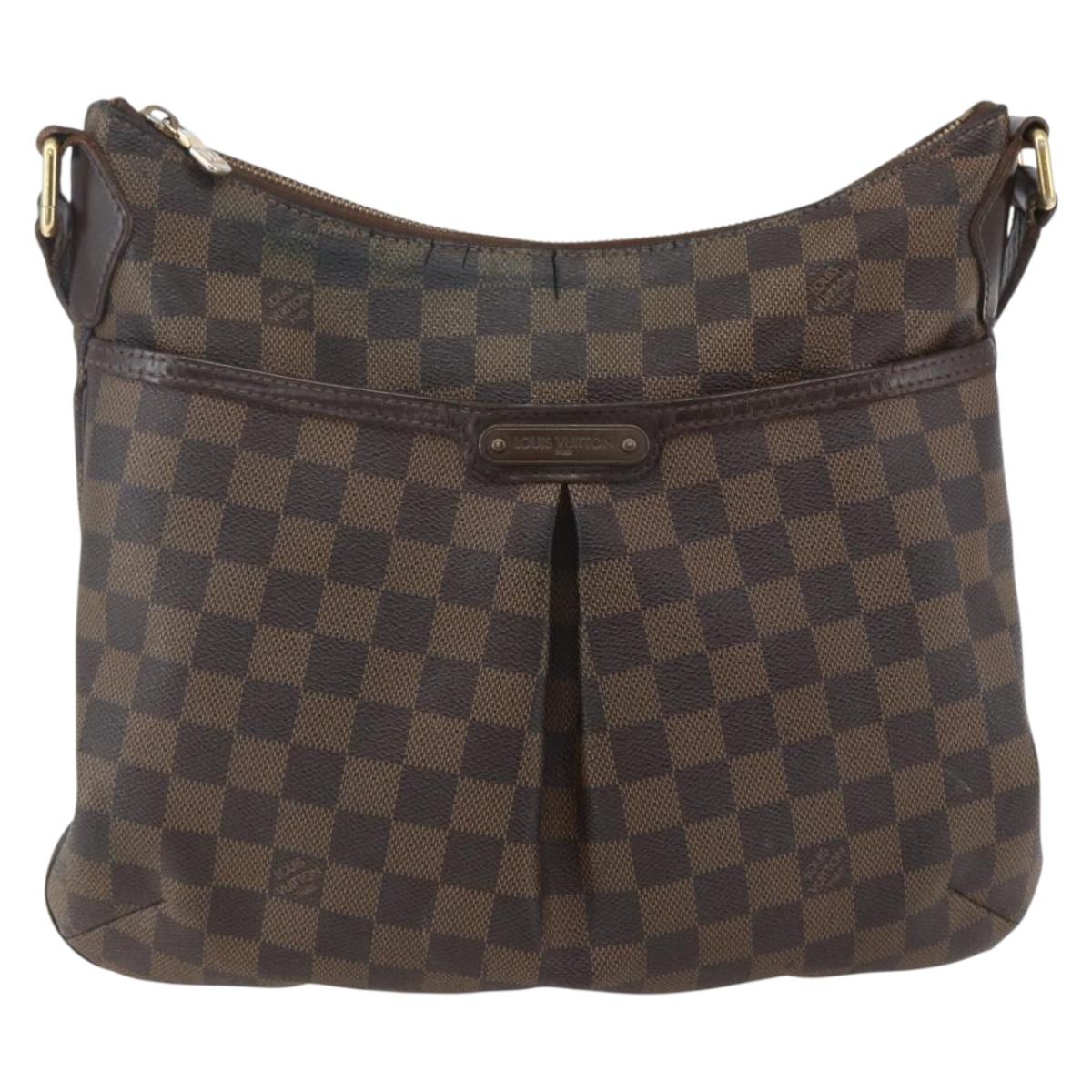 LOUIS VUITTON Damier Ebene Bloomsbury PM Shoulder Bag N42251 LV Auth 160024