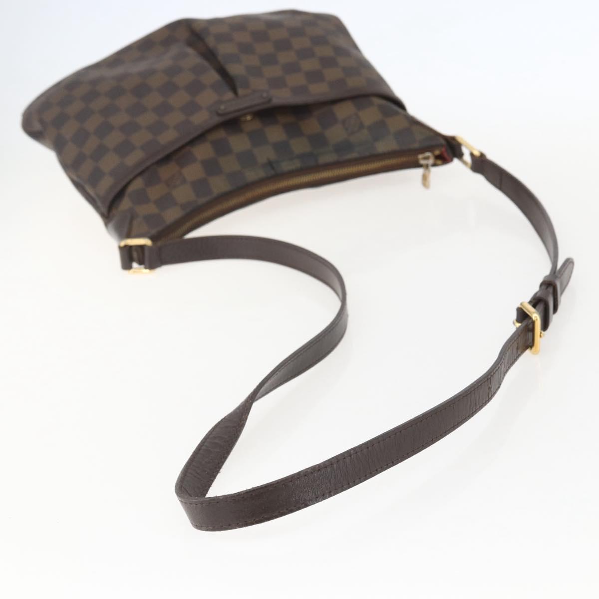 LOUIS VUITTON Damier Ebene Bloomsbury PM Shoulder Bag N42251 LV Auth 160024