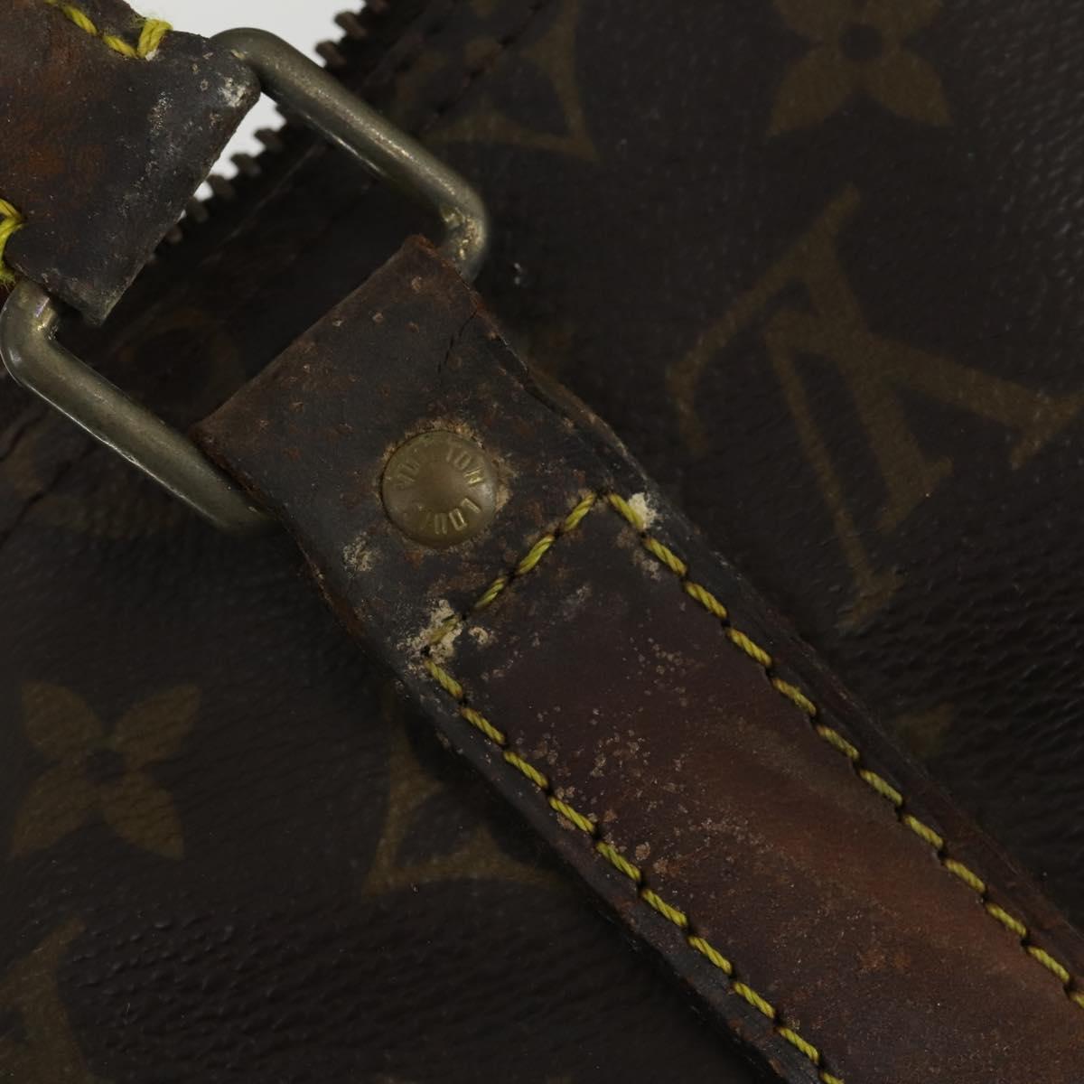LOUIS VUITTON Monogram Keepall 50 Boston Bag M41426 LV Auth 160039