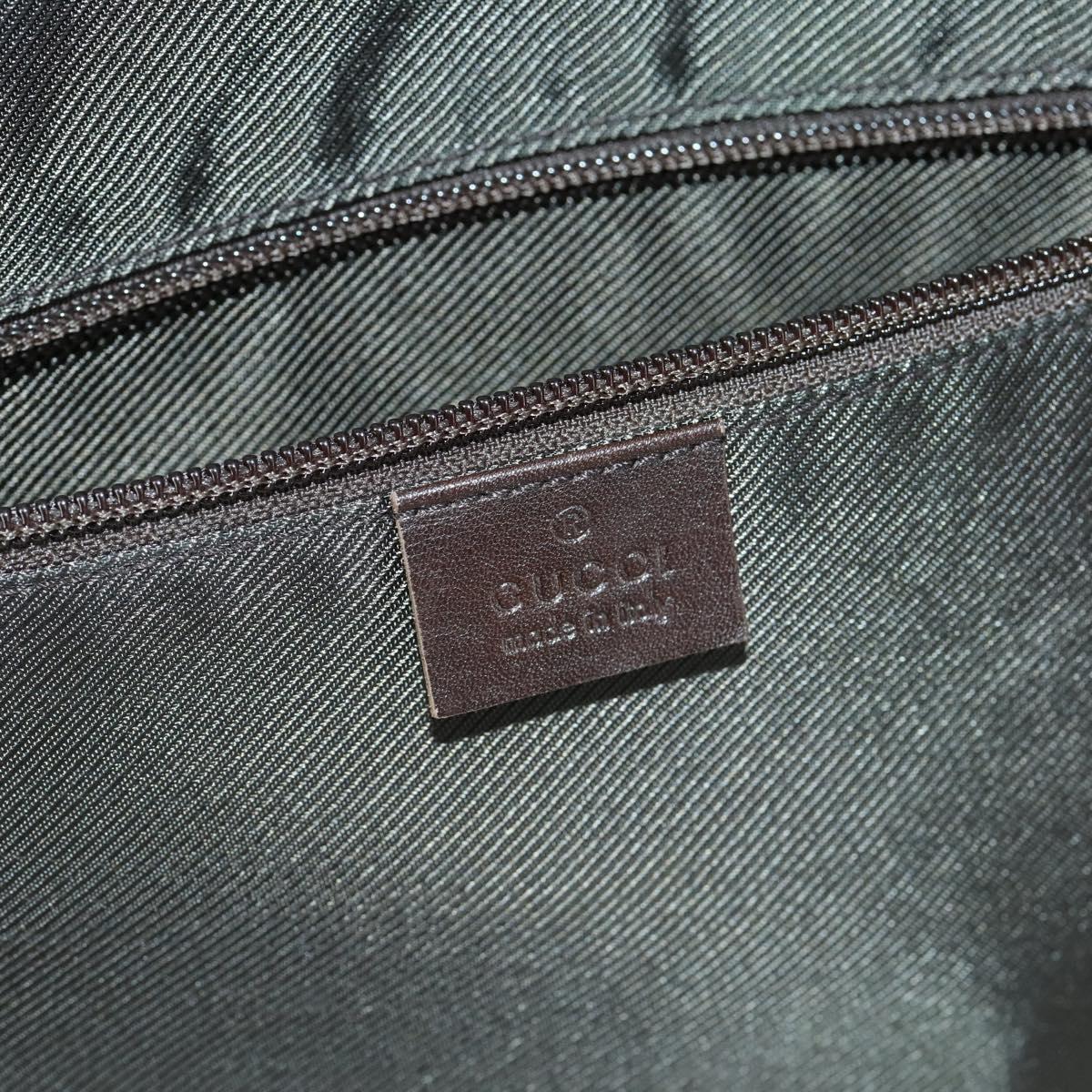 GUCCI GG Supreme Suitcase PVC Beige Silver 101678 Auth 160065