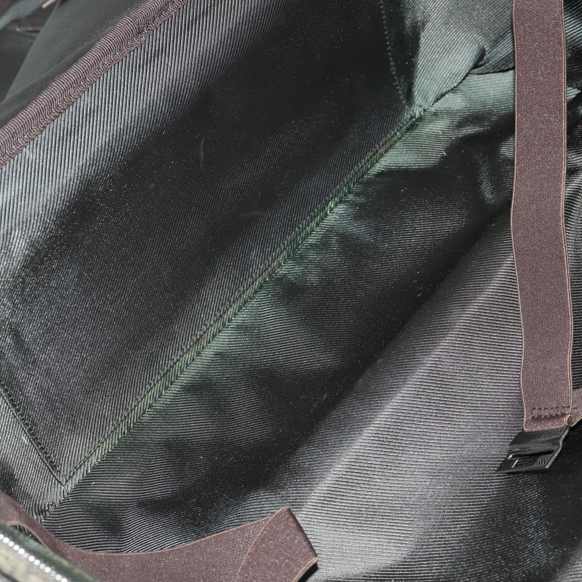 GUCCI GG Supreme Suitcase PVC Beige Silver 101678 Auth 160065