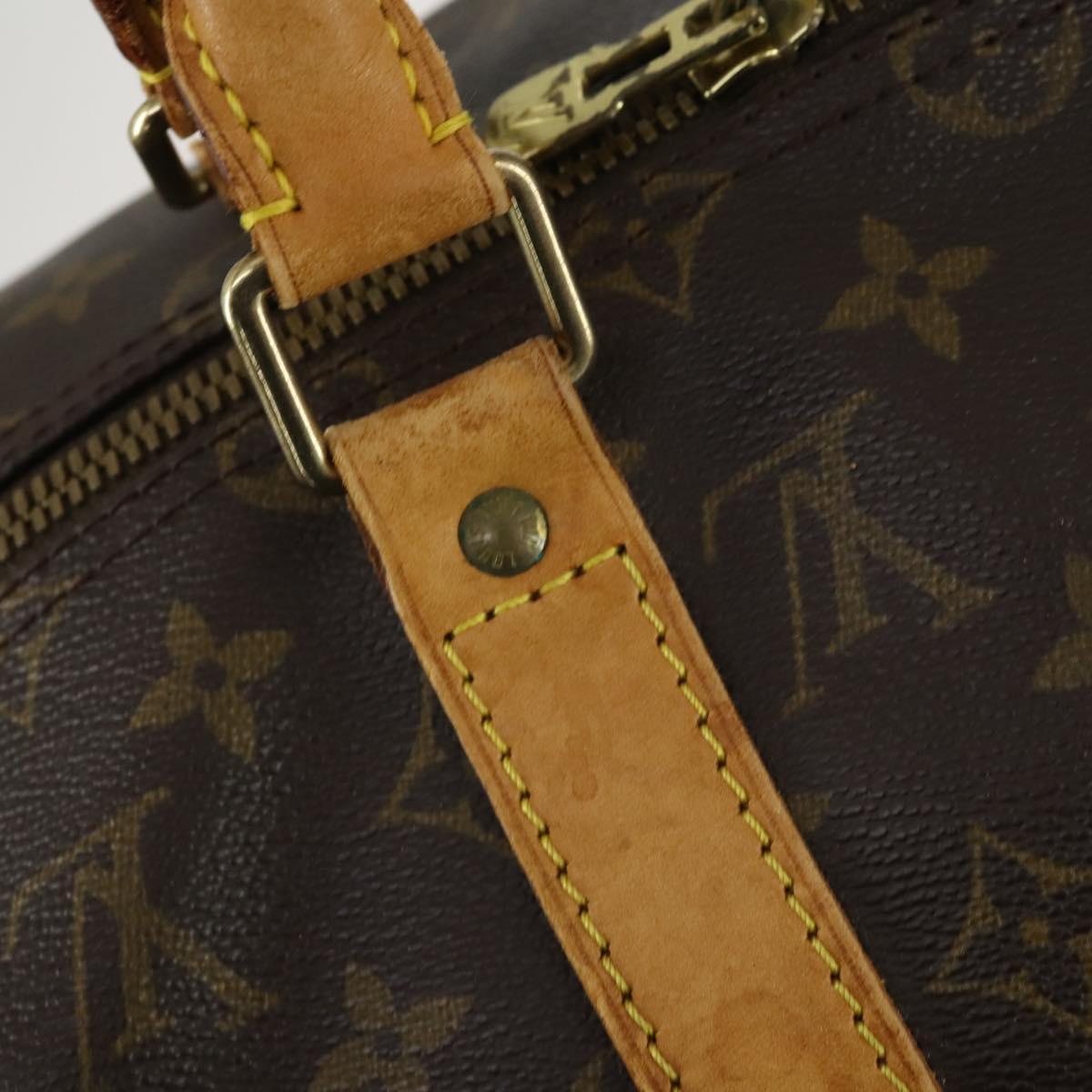 LOUIS VUITTON Monogram Keepall Bandouliere 50 Boston Bag M41416 LV Auth 160070