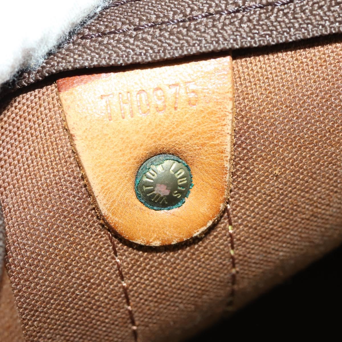 LOUIS VUITTON Monogram Keepall Bandouliere 50 Boston Bag M41416 LV Auth 160070