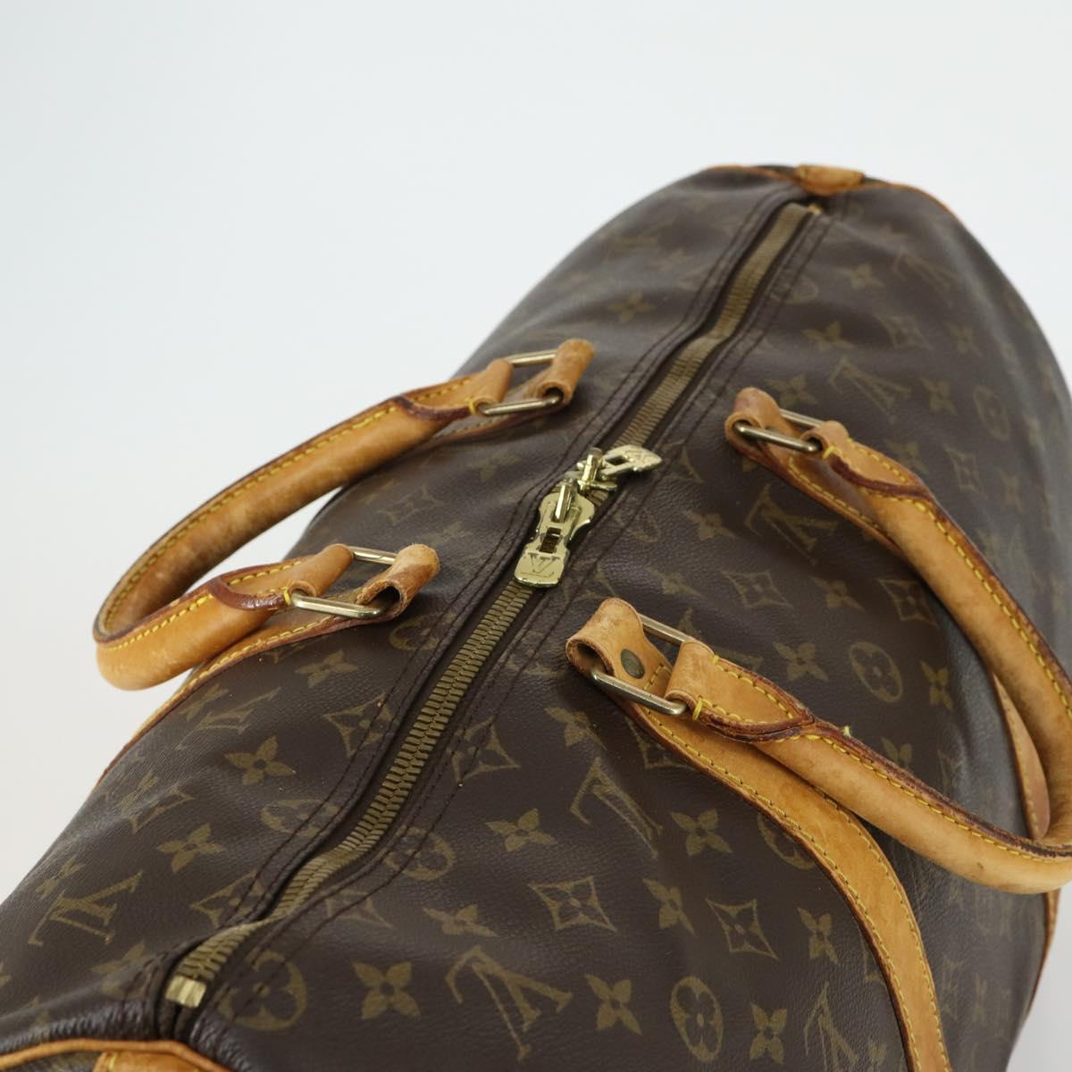 LOUIS VUITTON Monogram Keepall Bandouliere 50 Boston Bag M41416 LV Auth 160070