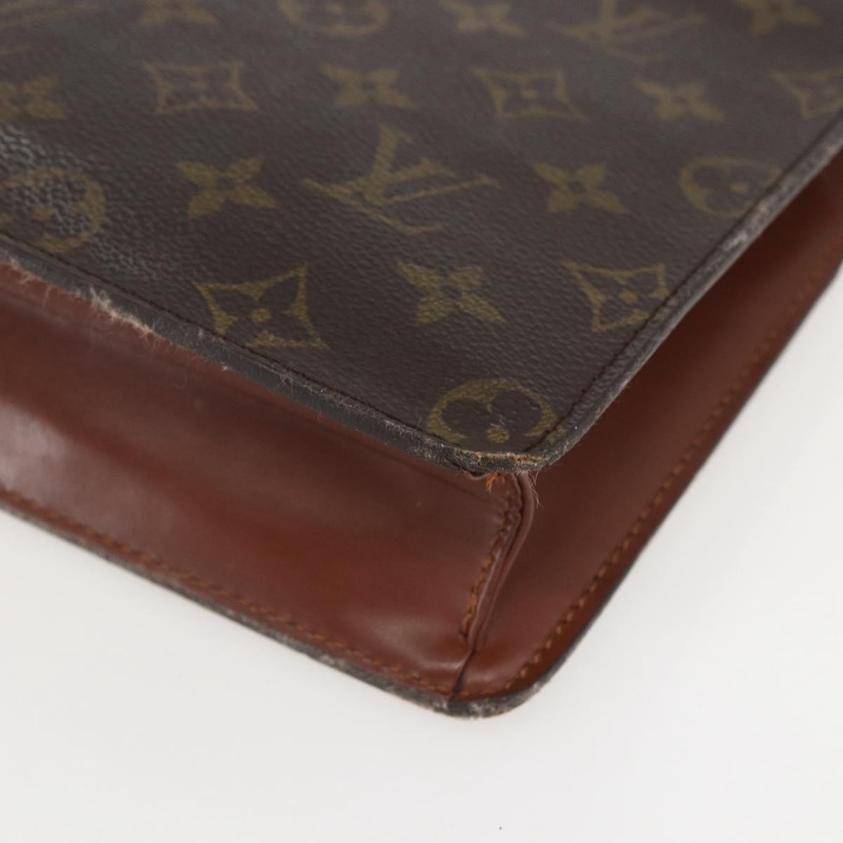 LOUIS VUITTON Monogram Pochette Homme Clutch Bag M51795 LV Auth 160077
