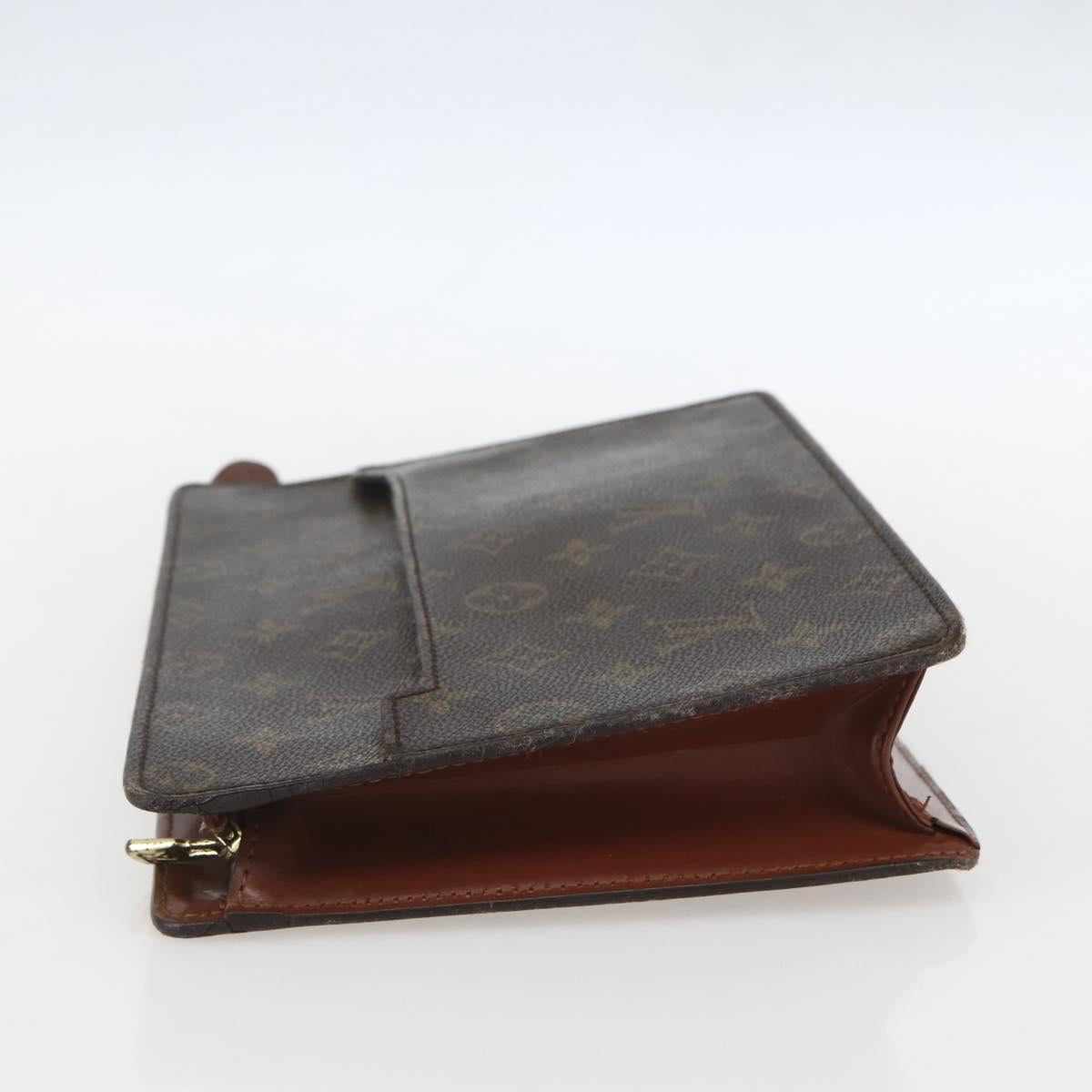 LOUIS VUITTON Monogram Pochette Homme Clutch Bag M51795 LV Auth 160077